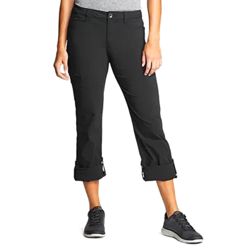 EDDIE BAUER BLACK ROLL TAB HIKING/OUTDOOR/TRAIL PERFORMANCE PANTS
